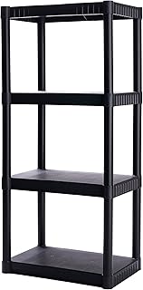 Plano 4-Shelf Plastic Storage Shelves - 200lb Capacity